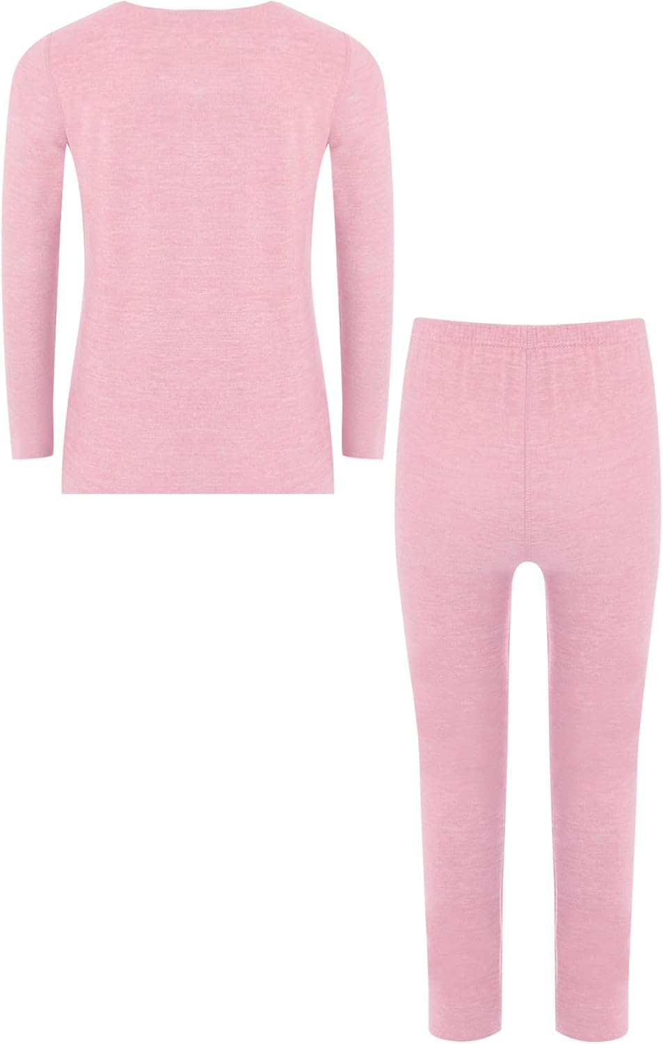 Aislor Kids Girls Boys Thermal Underwear Set Fleece Lined Base Layer Long Johns Long Sleeve Tops with Leggings Set