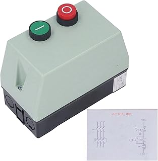 Magnetic Motor Starter, Heavy Duty Motor Starter Overload, Single Phase 220/230v 9‑13A IP55 Waterproof Electric Motor Switch
