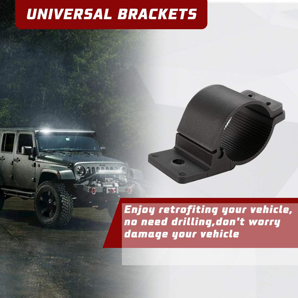 Buy BUNKER INDUST Tube Clamp Mounting Bracket for LED Light Bar, 2"Inch