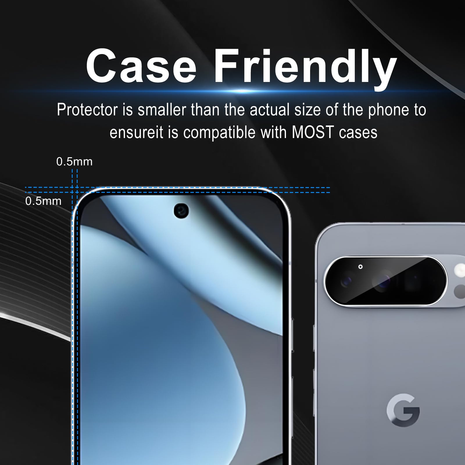 Bihizei Verre Trempé Anti-Espion Pour Google Pixel 10 Pro, 2