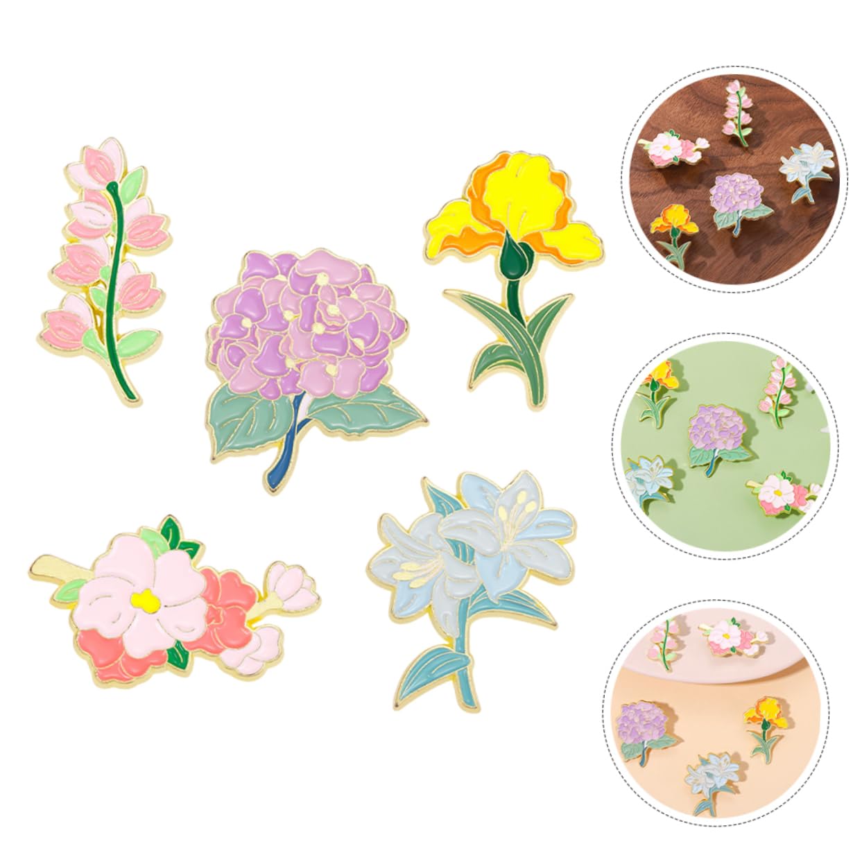 Homoyoyo Spilla Fiore Spilla Da Giacca Spille Per Spille Per La Moda Femminile Floreale Pin Del Risvolto Nozze Ornamento Dei Vestiti Spille A Fiore Spilla Da Scialle Lega