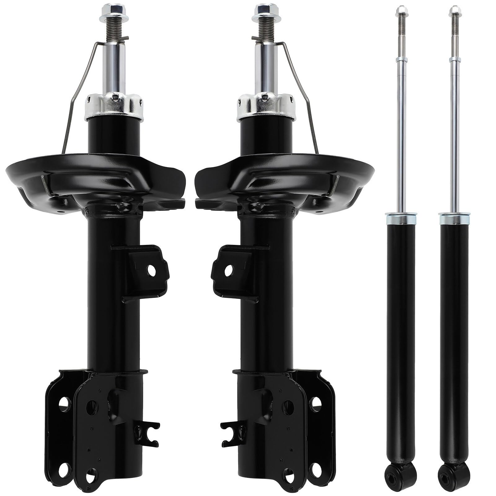 Shock Set Front and Rear Shock Absorbers Kit Replacement for Chevrolet Spark 2013-2015