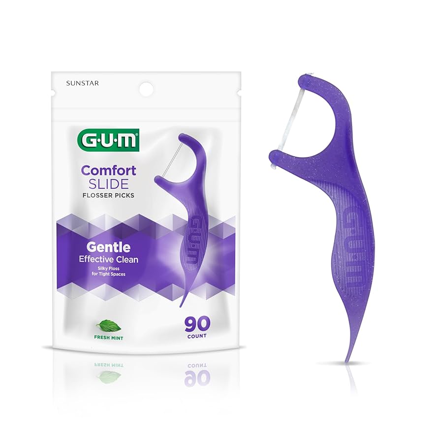 STAUD ルサフルトレス 2227850 STNT Sunstar 887DA GUM EEZ-Thru Comfort Slide Flosser (Pack of 90)