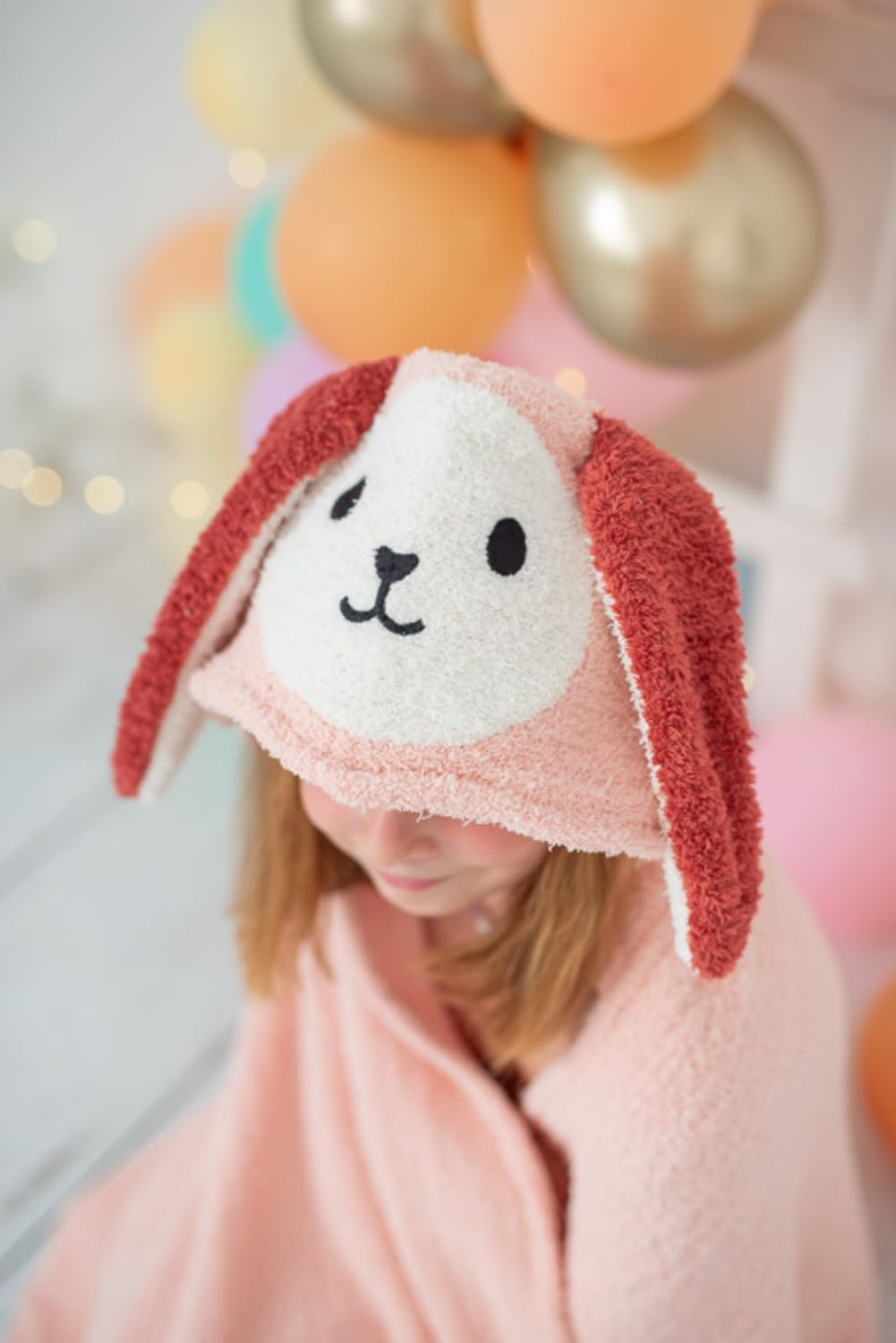 Toalla baño Infantil Conejo Pink