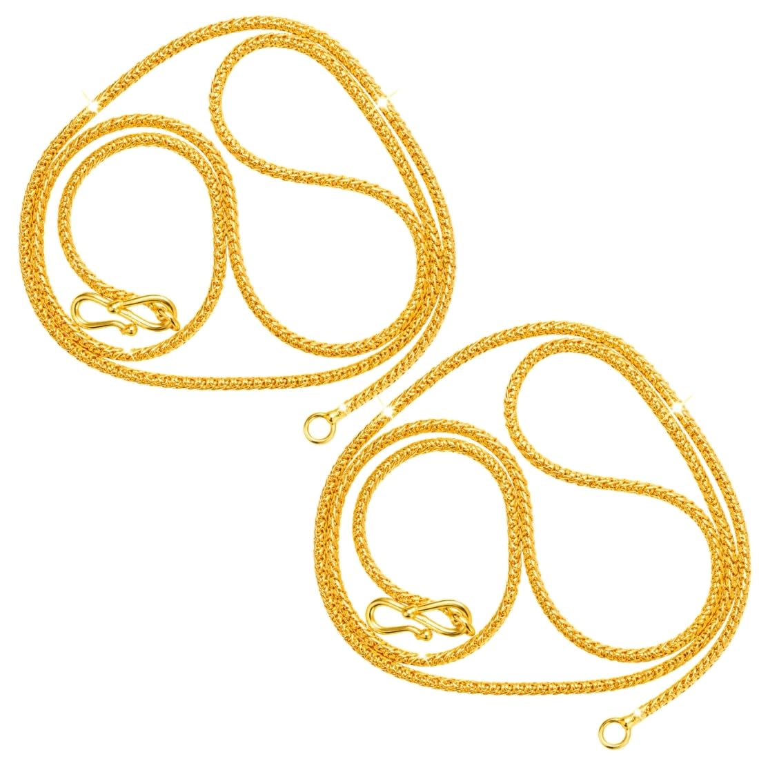 aanyacentric Brass Chain Gold Plated for Men Women-picture-49