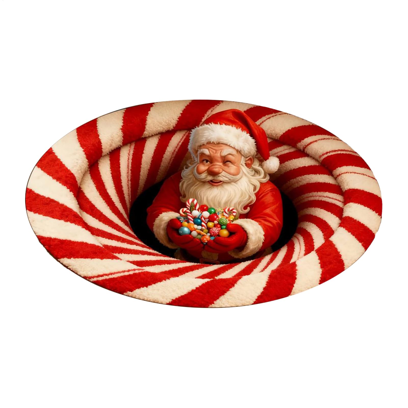 Tapis de Noël d'Intérieur Moquette Antidérapante Et Amusante