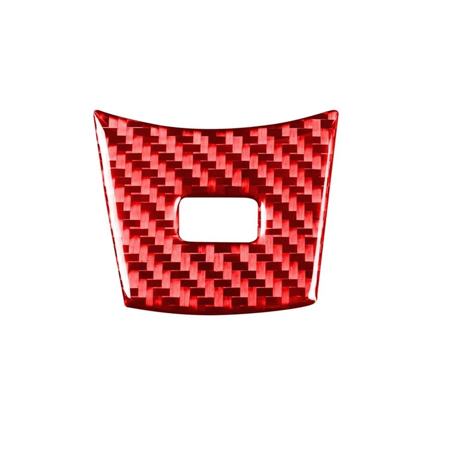 Piwine Rosso Carbon Fiber Car Steering Wheel Trim Cover Sticker Decal Accessories For E63 E64 2003-2010