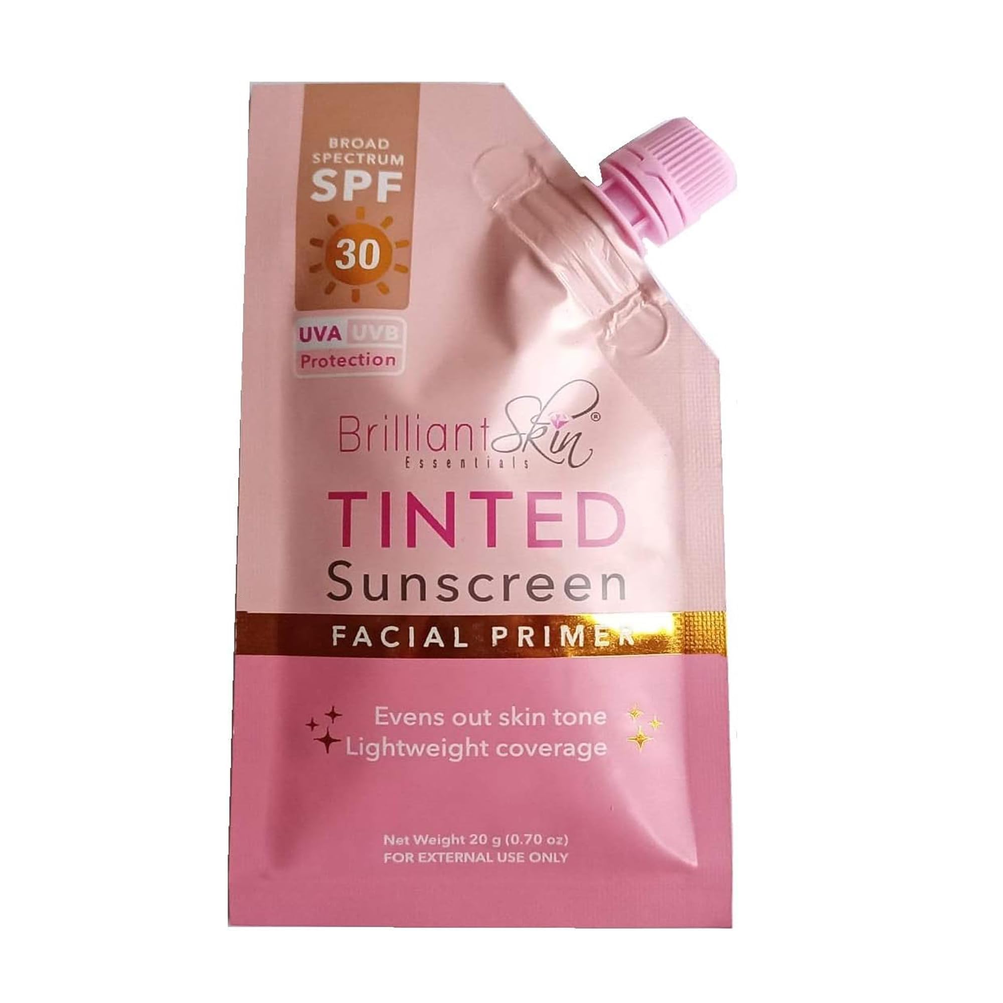 Brilliant Tinted Sunscreen Facial Primer Gel Cream – 20g