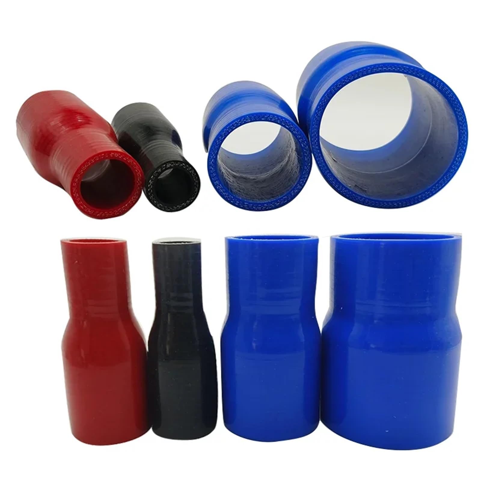 Manguera reductora de silicona recta, manguera universal, intercooler, turbo, tubo admisión, refrigerante manguera de intercooler(Red,ID90mm-110mm)