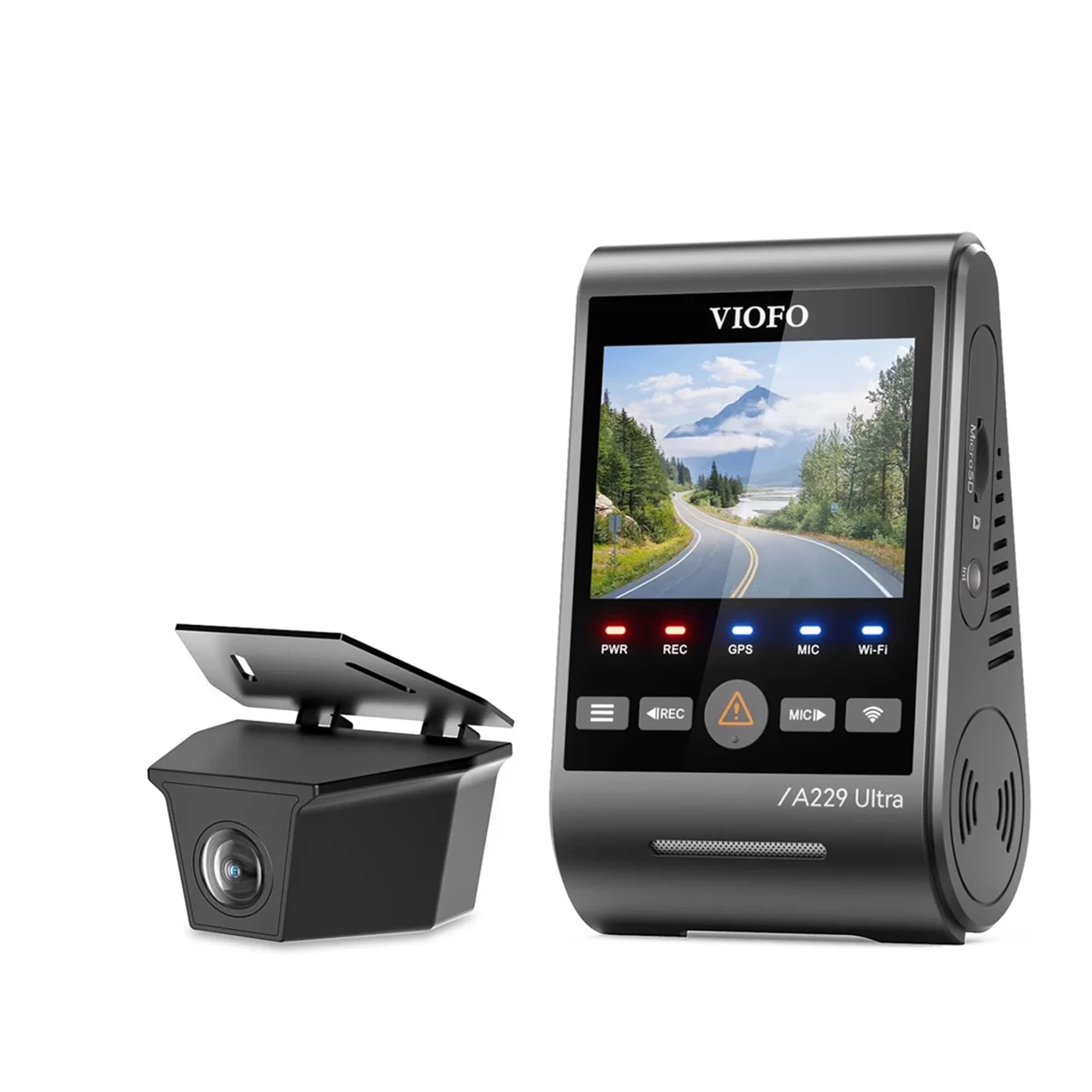 Viofo A229 Ultra-W 2 Kameralı Ön ve Arka Dış Su Geçirmez 4K+4K…