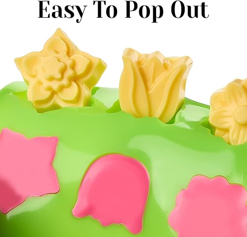 Miniatura 4 de Juego de 6 moldes de silicona para chocolate, 15 cavidades con forma de corazón y estrella, moldes de silicona de diferentes formas para chocolate,