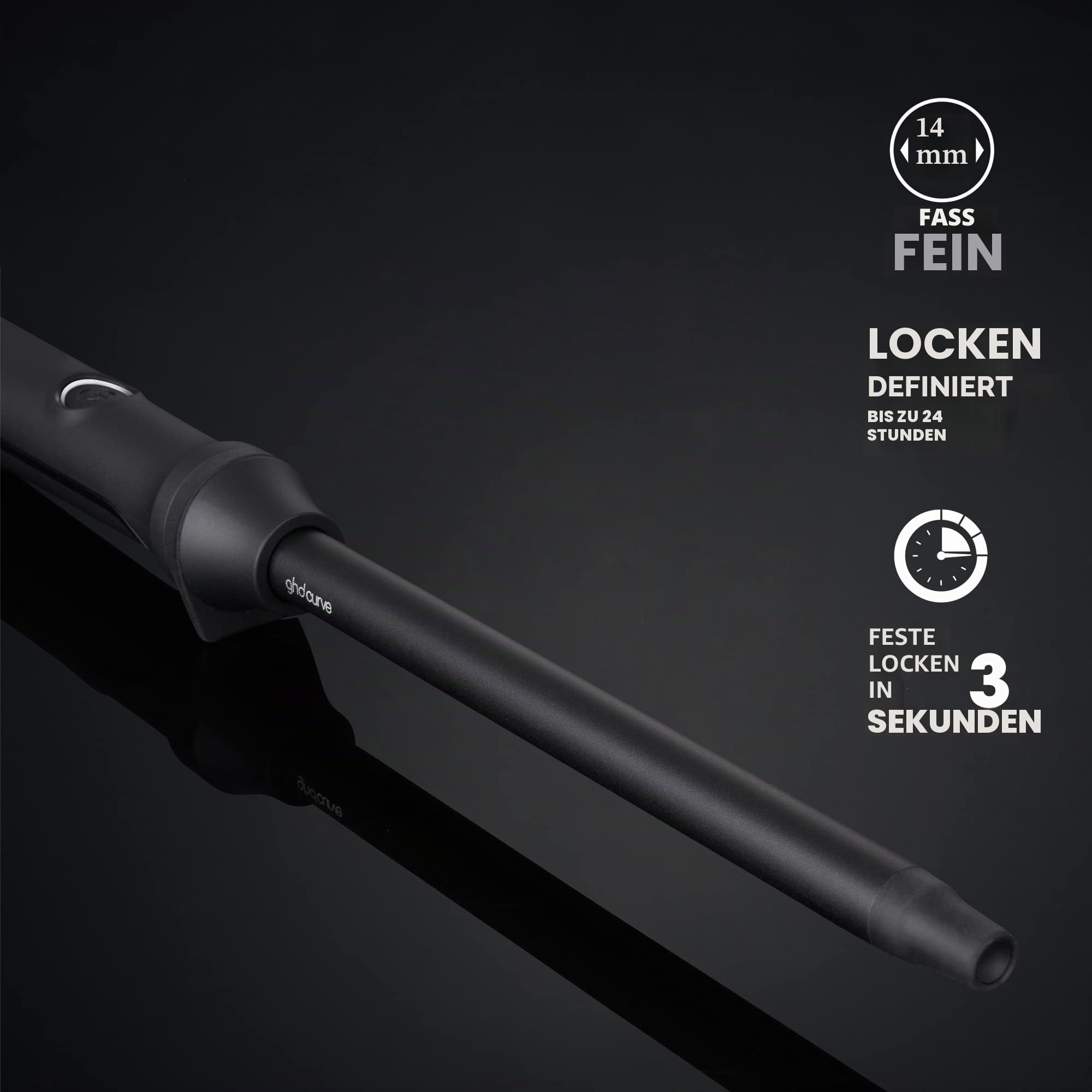 ghd curve thin wand, professioneller Lockenstab ohne Klammer & curve creative curl wand, professioneller Lockenstab ohne Klammer, konisch