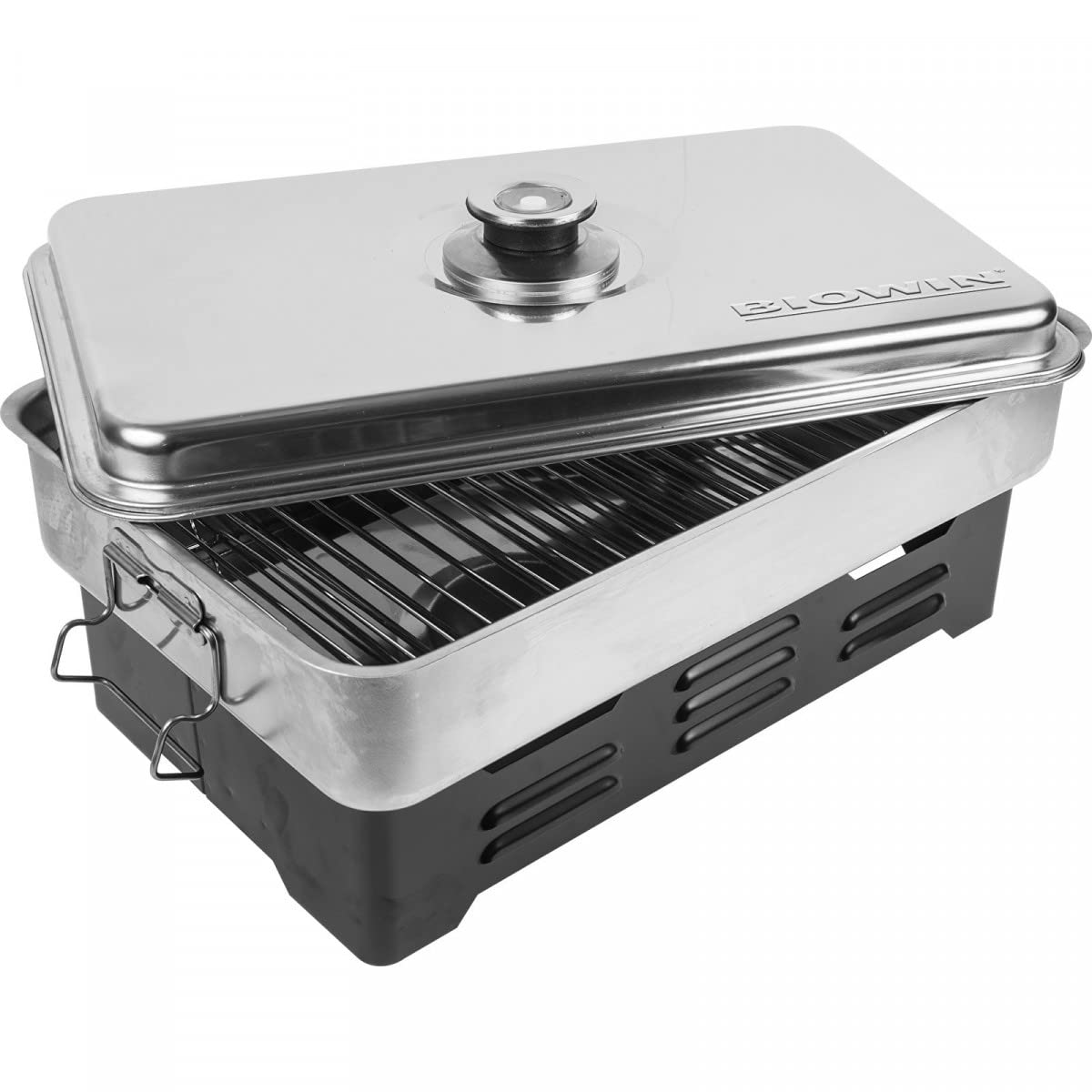 Wędzarka stołowa na zewnątrz z termometrem – wędzarka na stół balkonowy, grill, grill