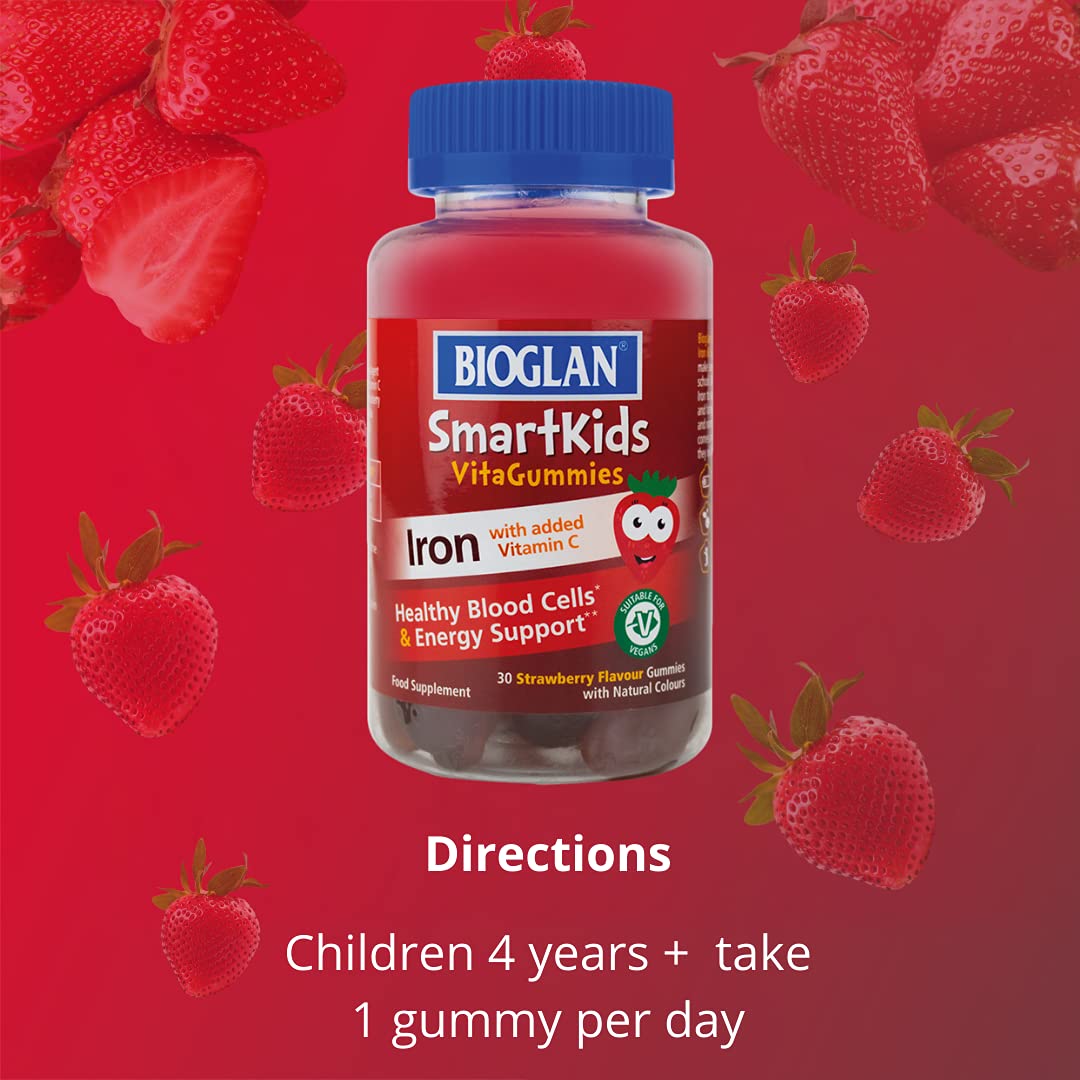 Bioglan SmartKids Iron Vitamin C Energy Support 30 Gummies Buy