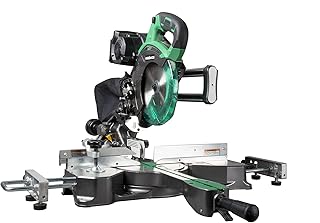 Metabo HPT 36V MultiVolt™ Pro Sliding Miter Saw | 7-1/4-Inch Blade | Dual Bevel | Tool Only - No Battery | Extreme Precision | Highly Accurate | C3607DRAQ4