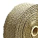 Exhaust Heat Wrap, Lance Home Tap Header Glassfiber Wrap Kit for Car Motorcycle with 10 Stainless Ties (Titanium, Length: 5m)