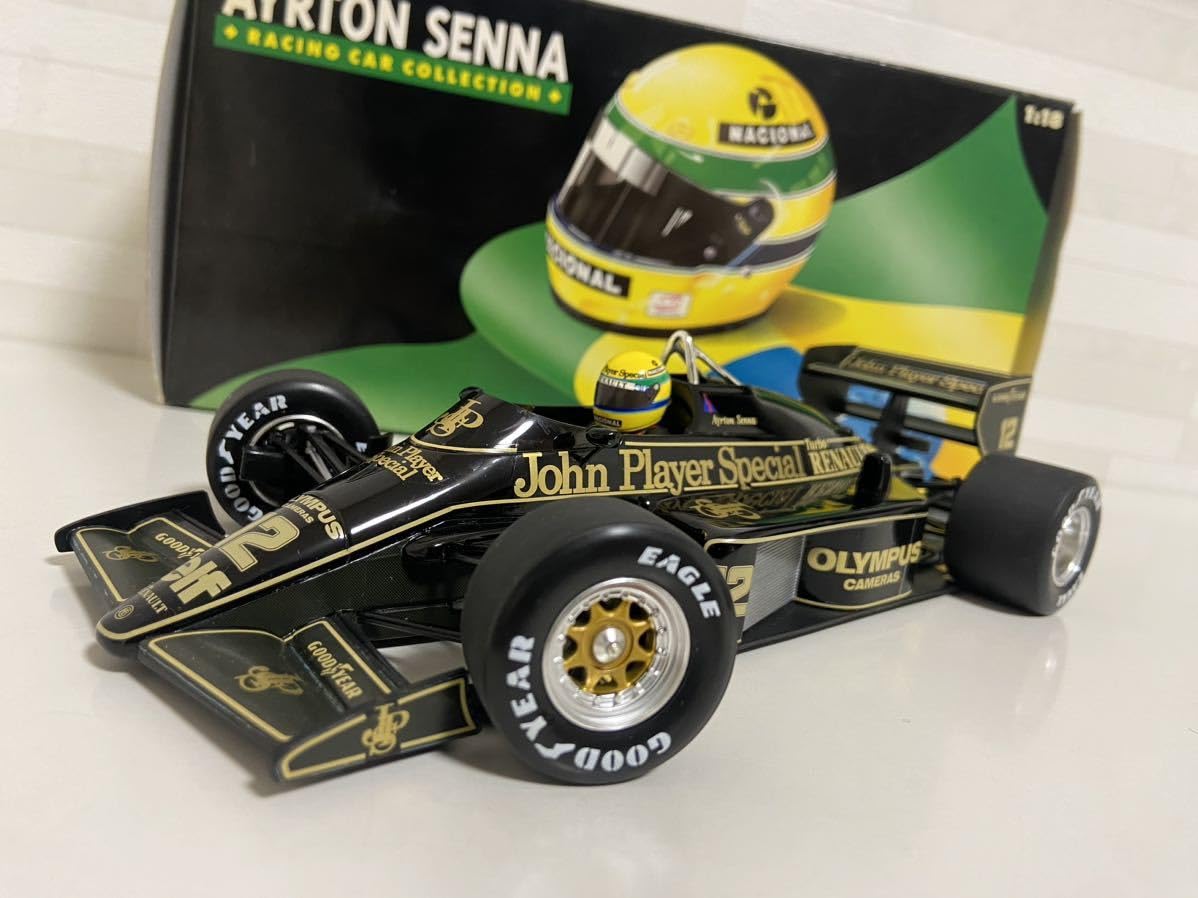 Amazon | ミニチャンプス アイルトン セナ 1/18 ロータス ルノー 97T 