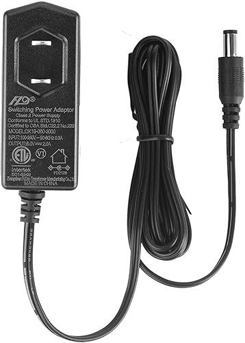 Security-01 Adaptador de fuente de alimentación de CA a CC de 6 V enchufe de 0217in x 0083in certificación UL FCC