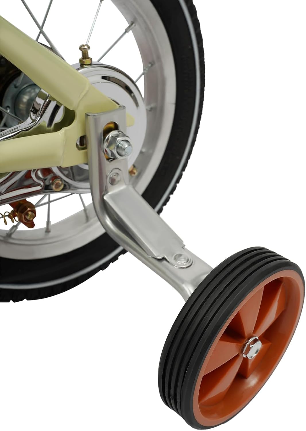 MccoMMon Bicicleta infantil de 12 pulgadas, bicicleta 2 en 1, pedal de aprendizaje para niños a partir de 2 – 4 años, altura ajustable, bicicleta infantil con ruedas estabilizadoras y cesta