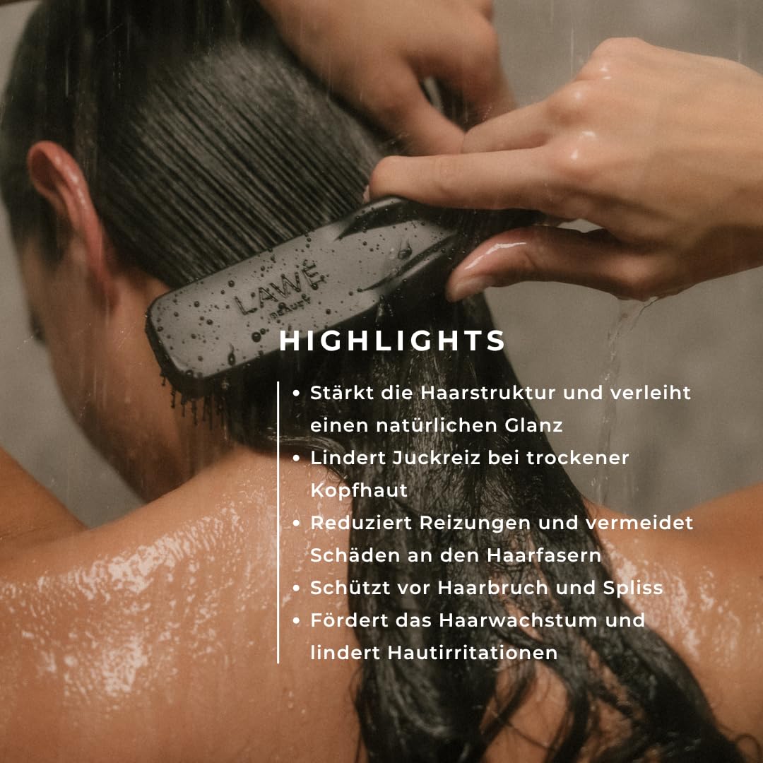 FIT BRUSH GENTLE - Haarbürste für empfindliche und geschädigte Kopfhaut sowie feines und brüchiges Haar - zur Kopfhautreinigung - Entwirrbürste ohne Ziepen - Kopfhautmassage Bürste