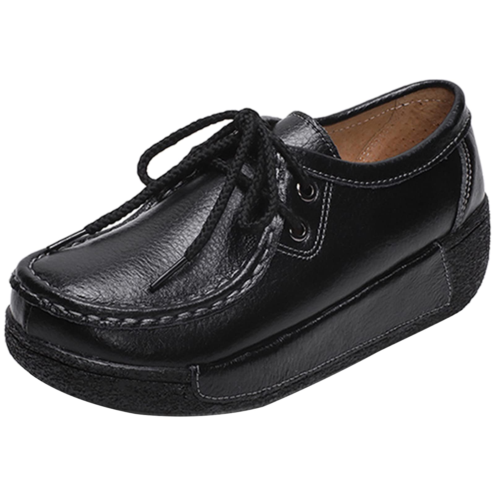 rismart Femme Formel Plateforme Caché Talon Coin Suède Baskets De Mode Chaussures