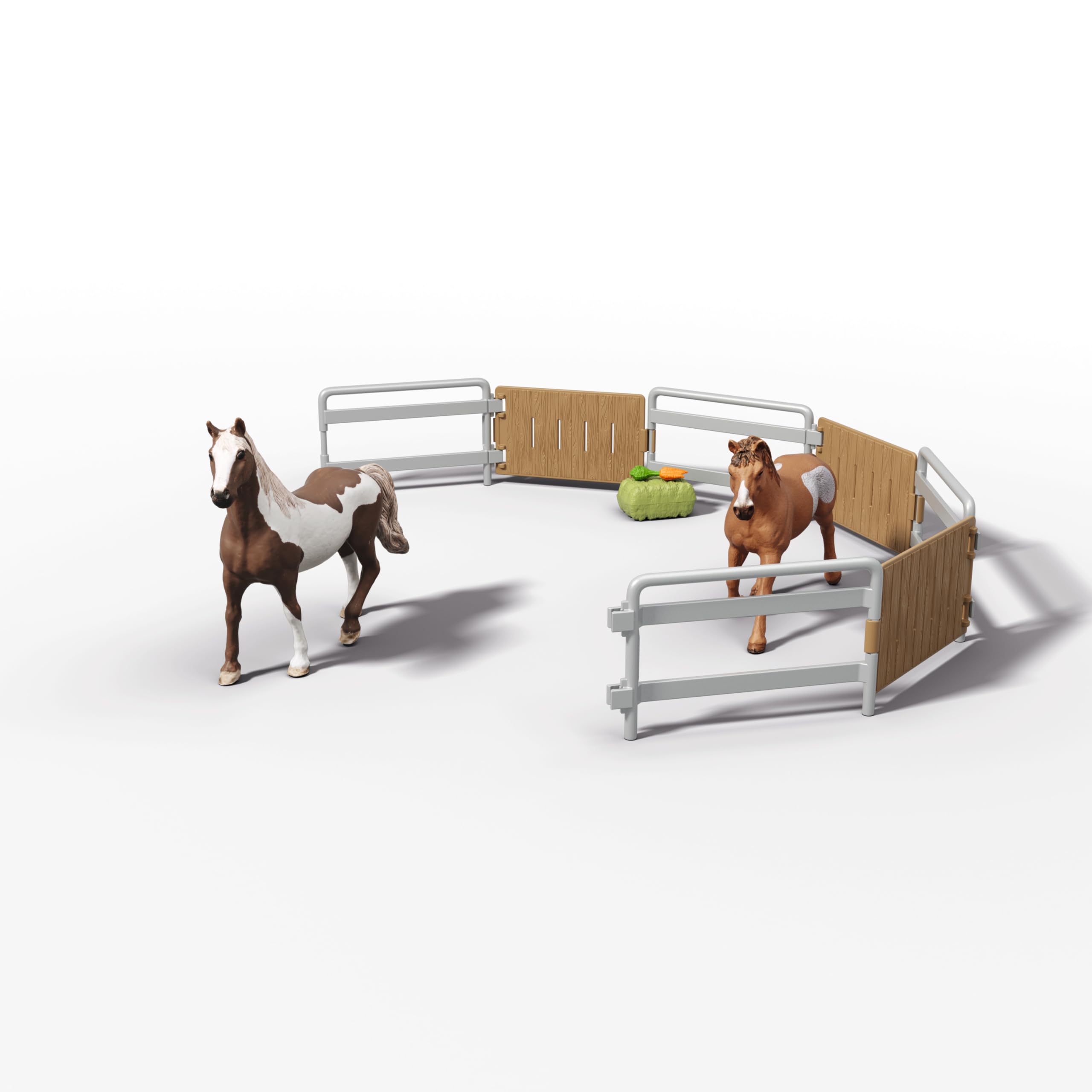 schleich Horse Club | Lakeside Truck mit Anhänger 42705 | 119-teiliges Set | Set inkl. Truck, Pferdeanhänger, Pferdebox, Hannah, 2 Pferde, Hund & Zubehör | Pferdespielzeug & Geschenk ab 5 Jahren
