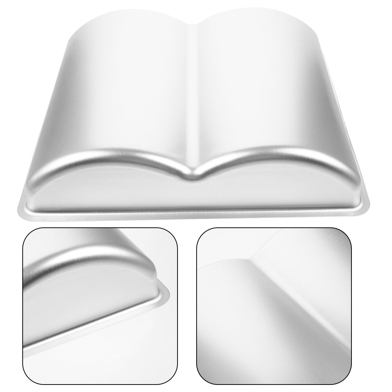 Stampo per Torta a Forma di Libro Facile da Pulire da Sformare in Lega di Alluminio la Preparazione di Dolci Quotidiani