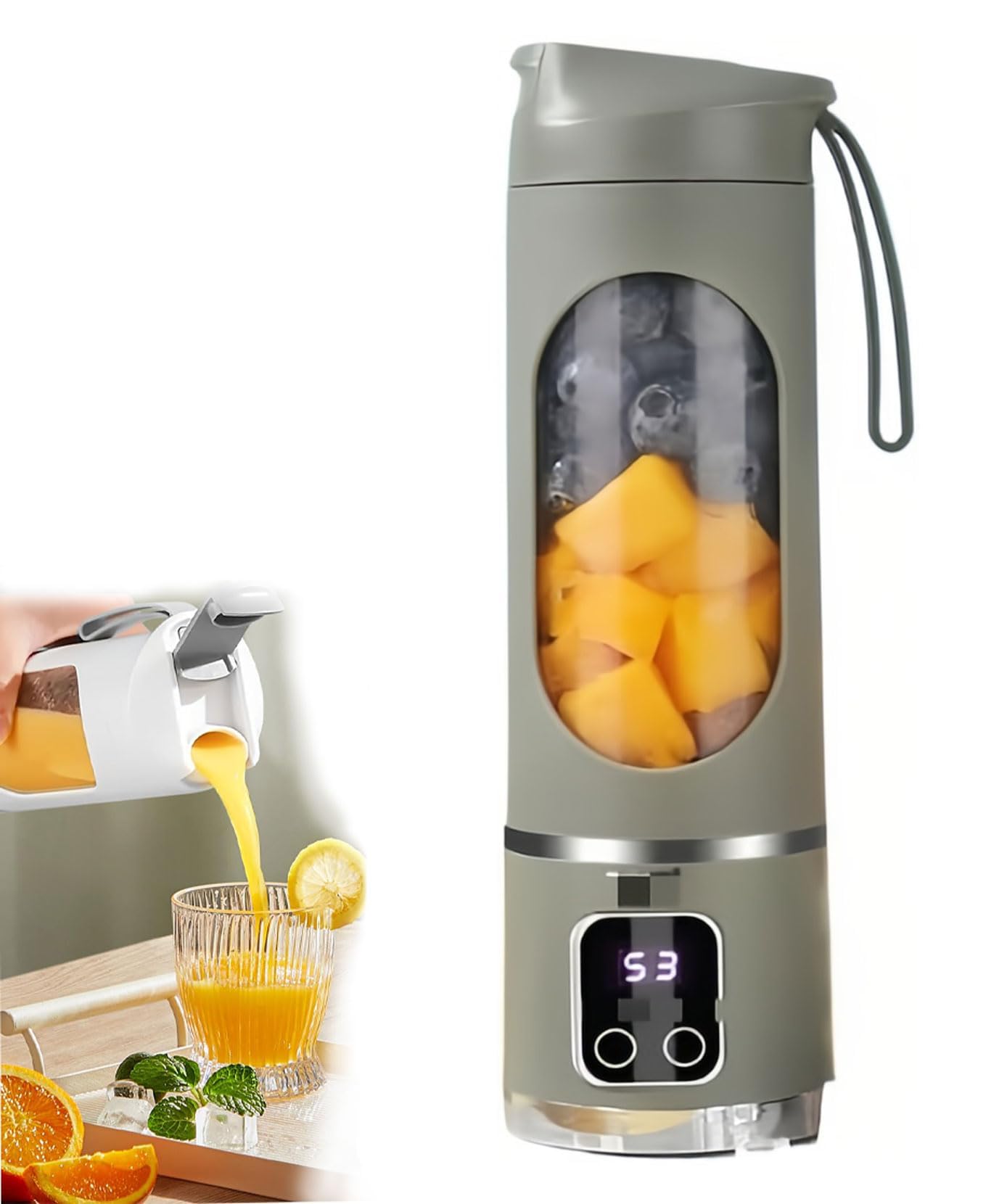 Machine shake compacte pour smoothies et jus frais au bureau ou en voyage