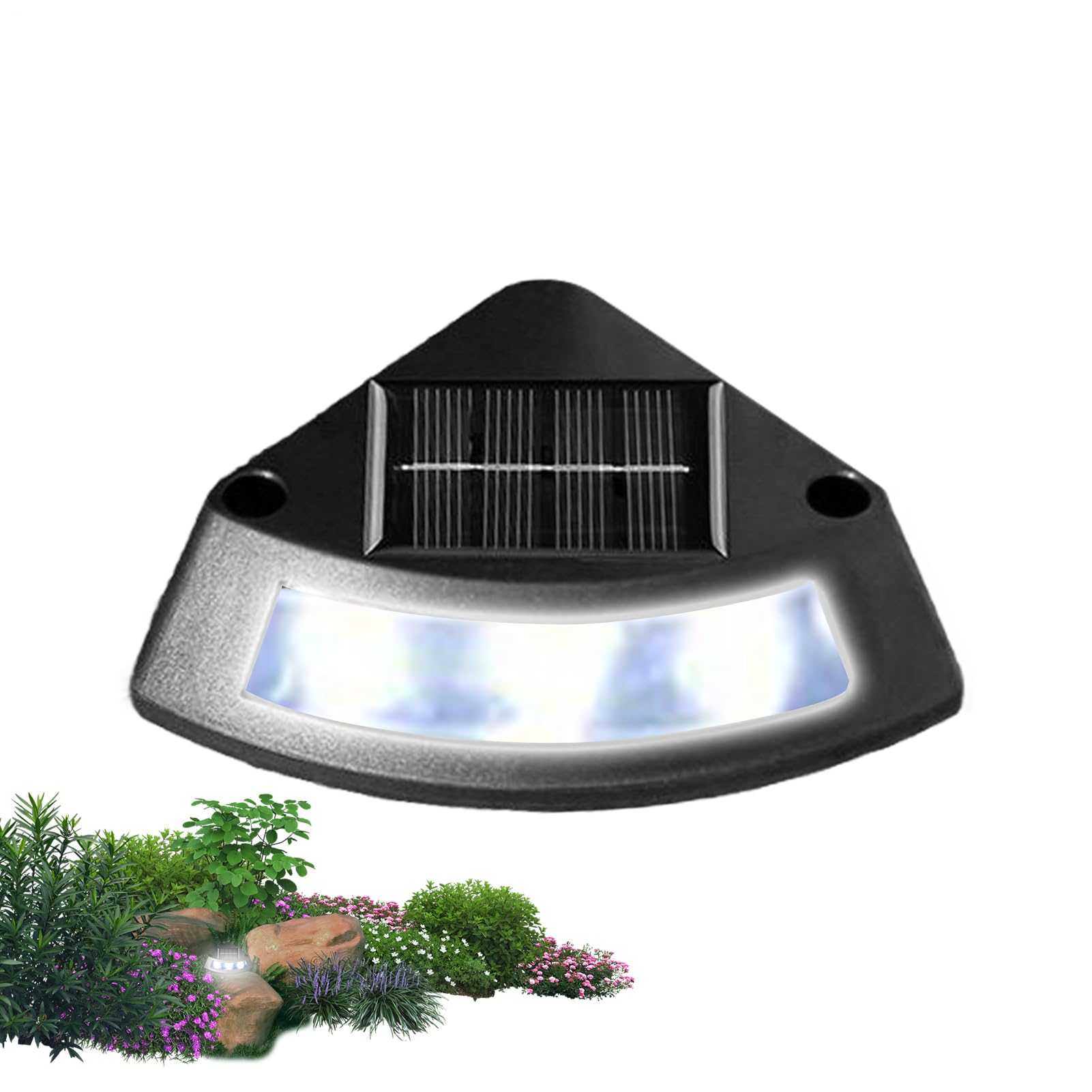 Lumières solaires pour escaliers 6500K blanc froid - 8