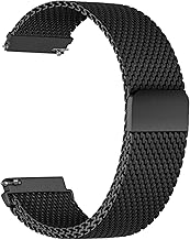 Milanaise Metall Armband für Garmin Venu 3 2/Forerunner 255 265/Vivoactive 4 Herren/Damen,Uhrenarmband 22mm Magnet Band für Samsung Galaxy Watch 3 45mm/Gear S3 Frontier,für Amazfit Balance/GTR 3 PRO