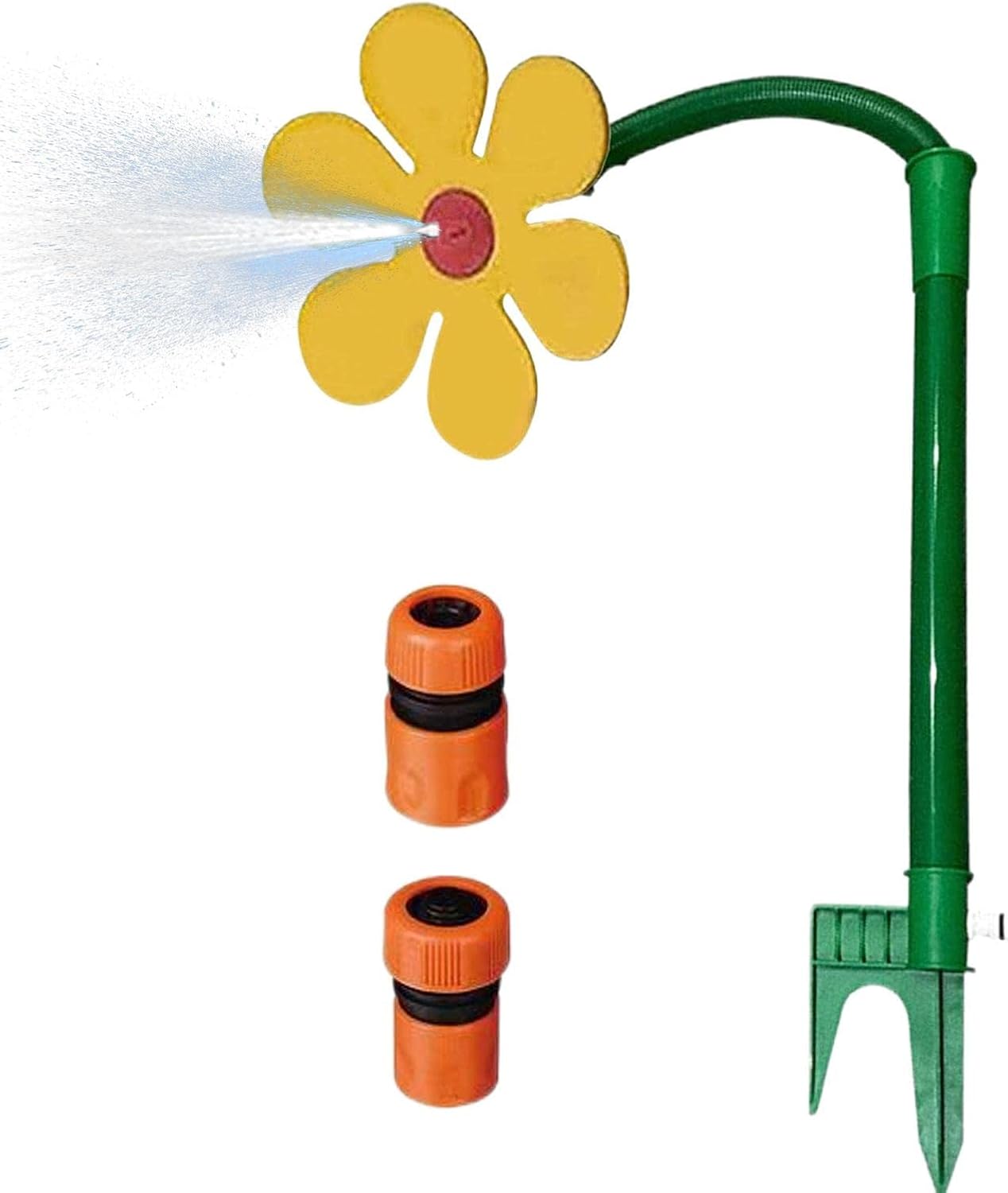 Crazy Flower Shaped Sprinkler for Yard,720° Rotating Flower Sprinklers