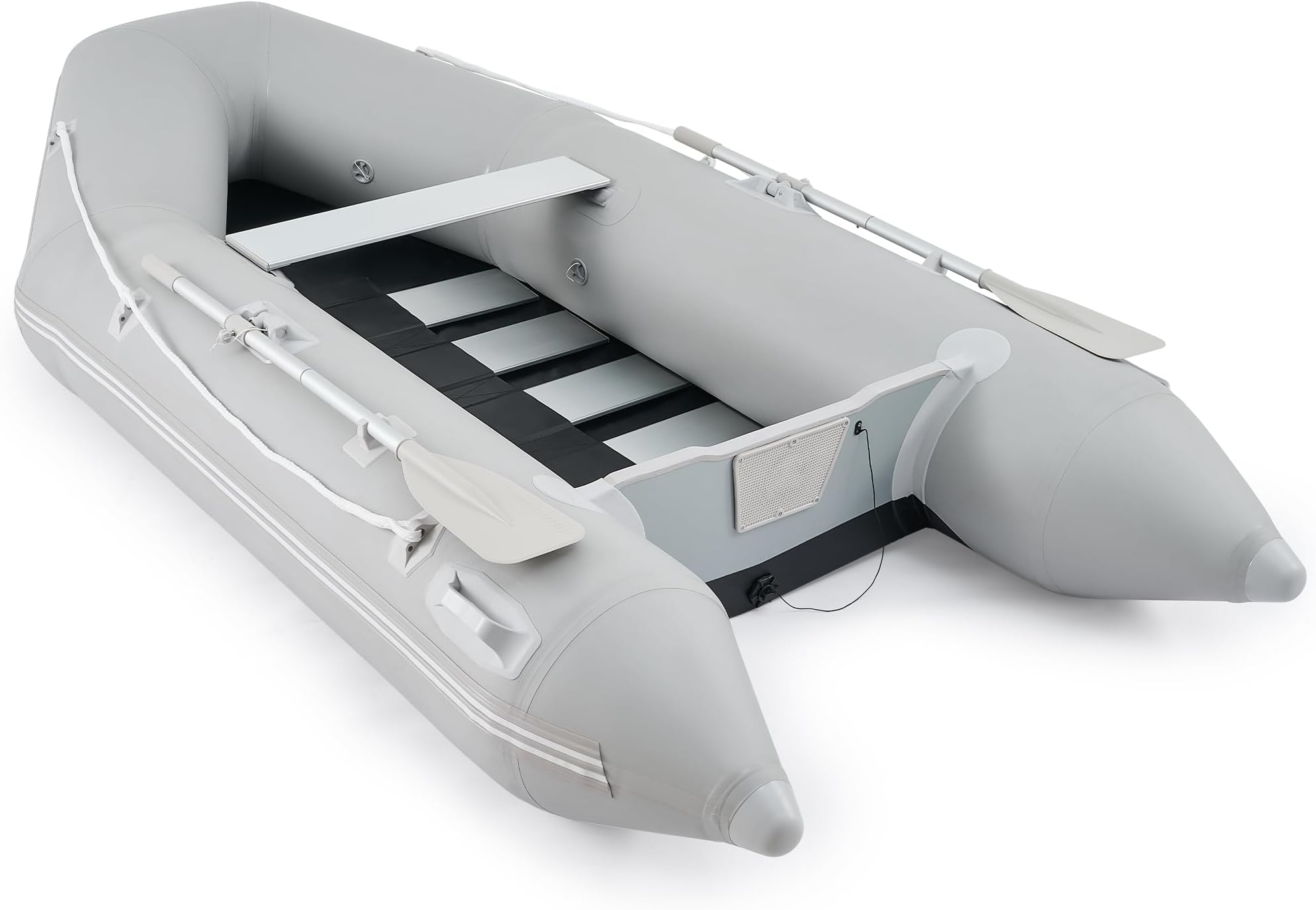 Inflatable Kayak for Adults 300x150x42cm/230x130x33cm Portable Raft 4/2 Person 450kg/300kg PVC Float for Boating Fishing Hunting or Playing on Lakes Rivers and White Water Rapids