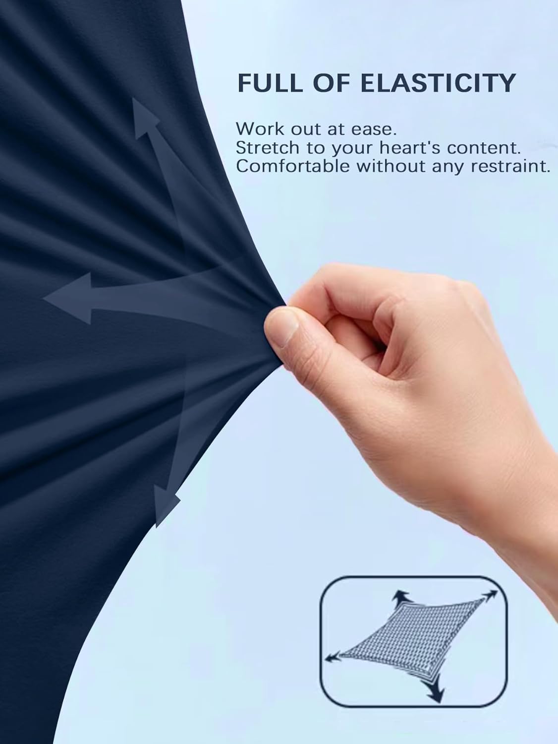 Women's Outdoor Hiking Pants Lightweight Breathable Quick Dry Stretchy Running Athletic Pants with Zipper Pocket - Image 4