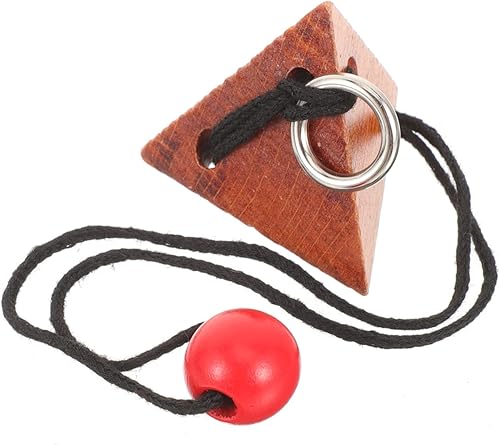 Rompecabezas de madera de bloqueo Cerebro Teaser Juegos de desbloqueo Entrenador de cerebro Adultos Educativo Desbloqueo de madera Enclavamiento