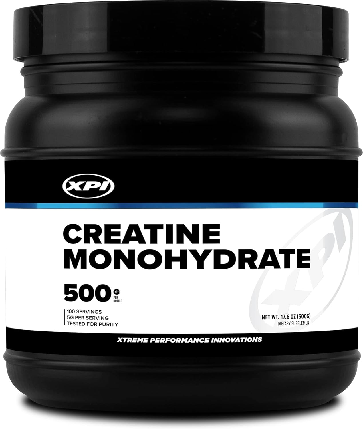 XPI Creatine Monohydrate Powder (500 Grams) Gluten Free