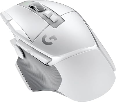 Logitech G G502 X Lightspeed Souris Gaming sans Fil – Souris Optique avec Boutons optiques-mécaniques Hybrides LIGHTFORCE, Capteur Gaming Hero 25K, Compatible PC – macOS/Windows – Blanc