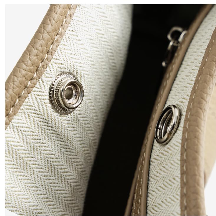 Tote Bag for Women, Genuine Leather Garden Top Handle Bags, Crossbody Shoulder Bags with Adjustable Shoulder Strap4