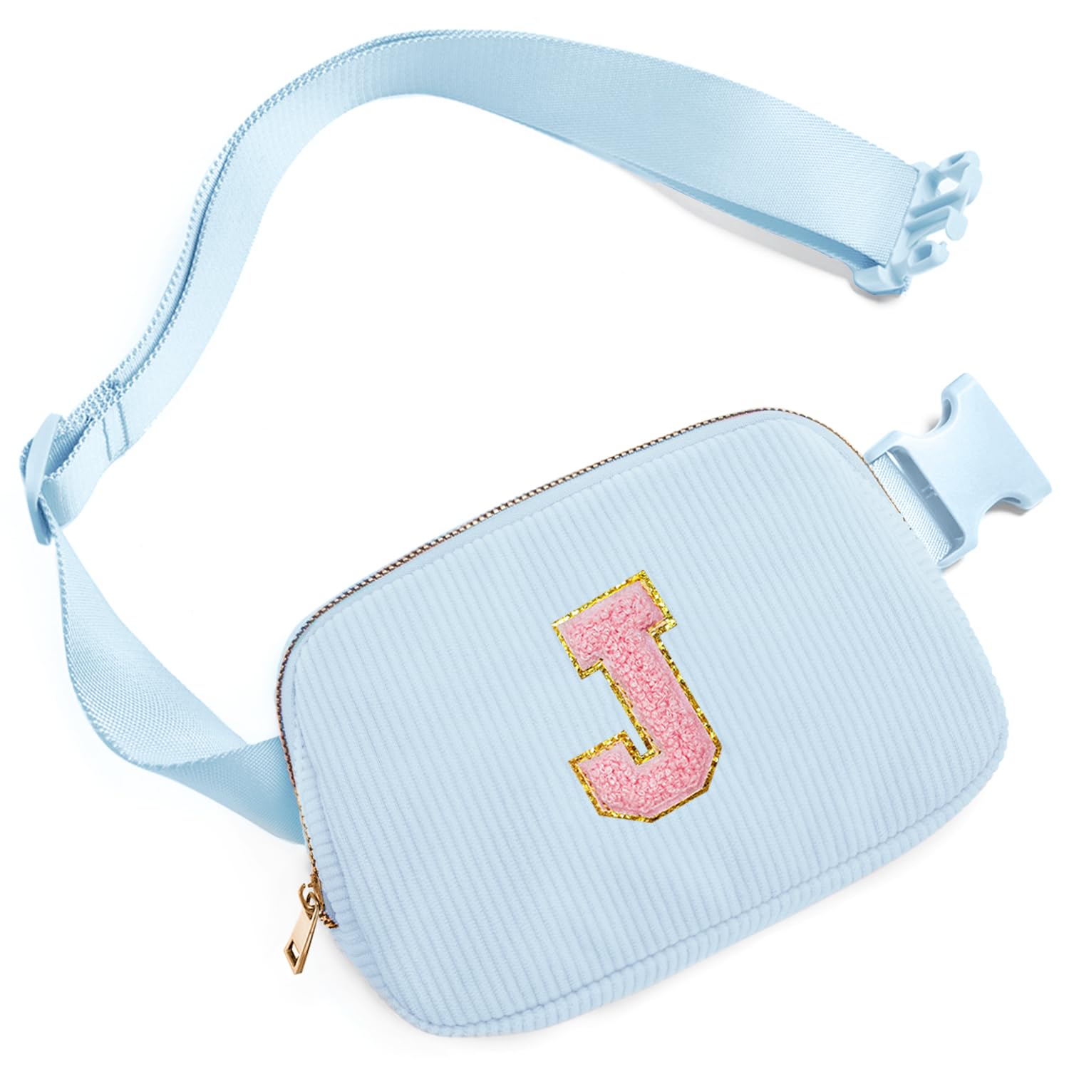 Gitus Birthday Gifts for 10 11 12 13 14 15 16 Year Old Girls Personalized Gifts for Women Initial Fanny Pack Crossbody Bag Belt Bag Cute Preppy Stuff