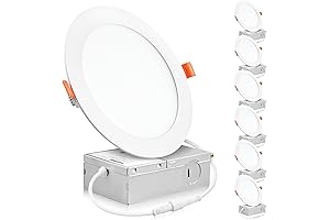 PARMIDA 6 Inch Dimmable LED Downlight: Ultra-Thin Recessed Lighting for Your Home