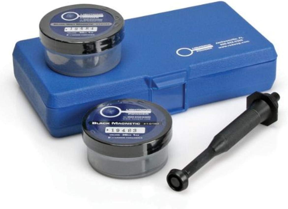 LIGHTNING POWDER Basic Magnetic Fingerprint Powder Kit Black Small