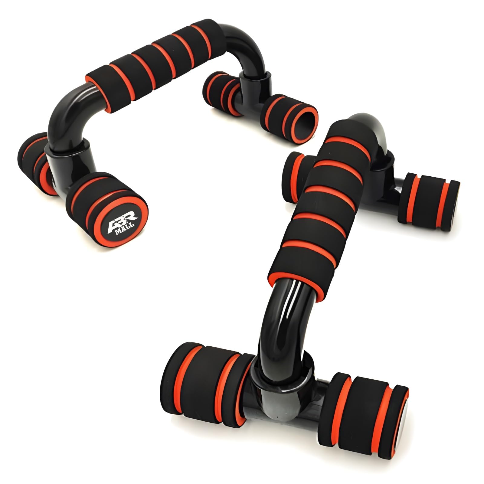 Push Up Bars, Stand for Gym & Home Exercise, Dips/Push Up Stand for Men and Women Foam Padded Handles, Fitness Strength Training Equipment-image-34