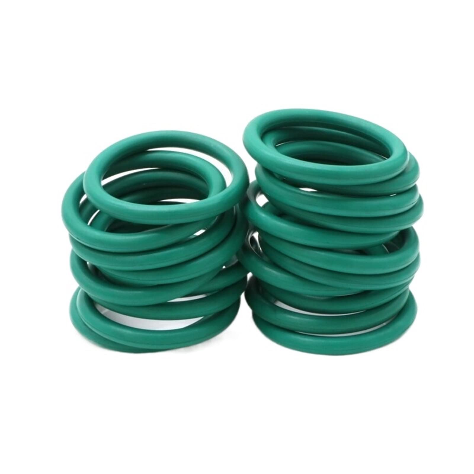 ApuaVireo&Co Joint torique d'étanchéité en caoutchouc fluoré FKM vert, diamètre extérieur 4,0 mm, diamètre extérieur 14 à 100 mm, 10 pièces, joint d'étanchéité, isolation, huile, résistance aux hautes