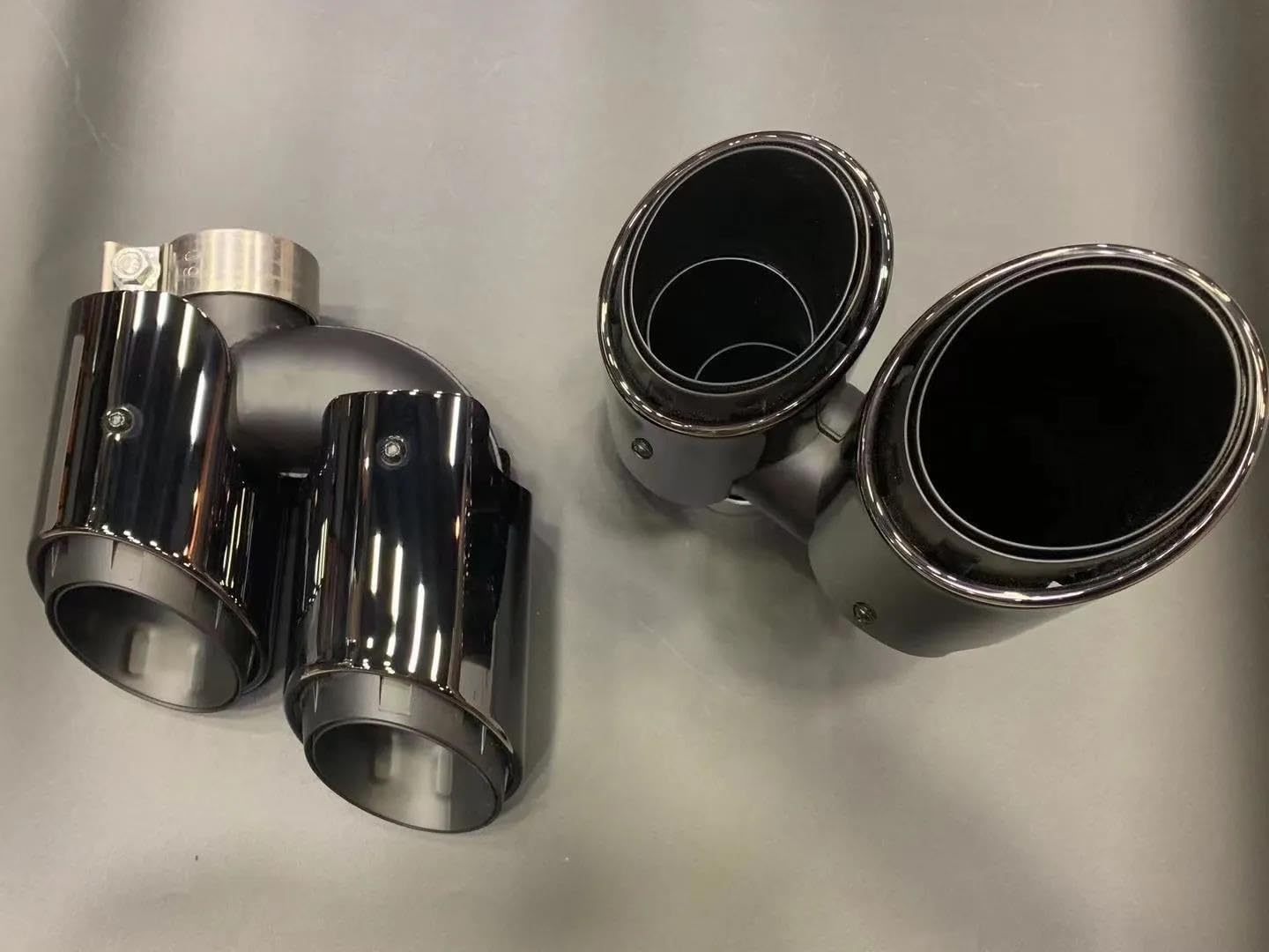 Terminale Scarico Per Macan 2019-2023 3Ring Style 304 Punte Scarico Posteriori Acciaio Inossidabile Silenziatore Accessori Per Tubi Per Auto Exhaust Tail Pipes