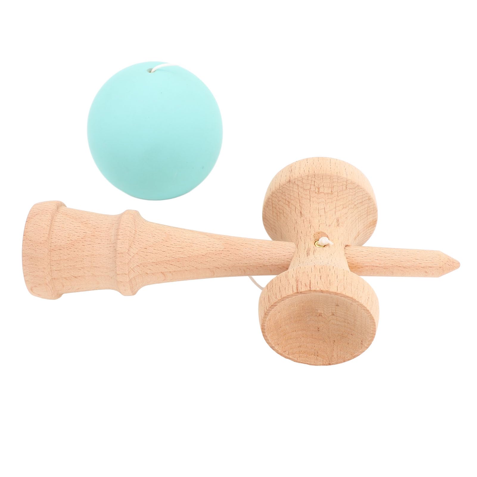 ZASCHMOY Wooden Kendama Toy with String - Portable Classic Kendama for Hand-Eye Coordination & Reflex Training - Image 4