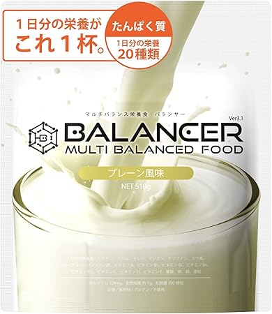 Amazon Balancer バランサー 510g プレーン風味 30杯分 種類の栄養1日分が摂れる 栄養ドリンク Balancer サプリメント ビタミン Amazon Balancer バランサー 510g プレーン風味 30杯分 種類の栄養1日分が摂れる 栄養ドリンク Balancer サプリメント ビタミン