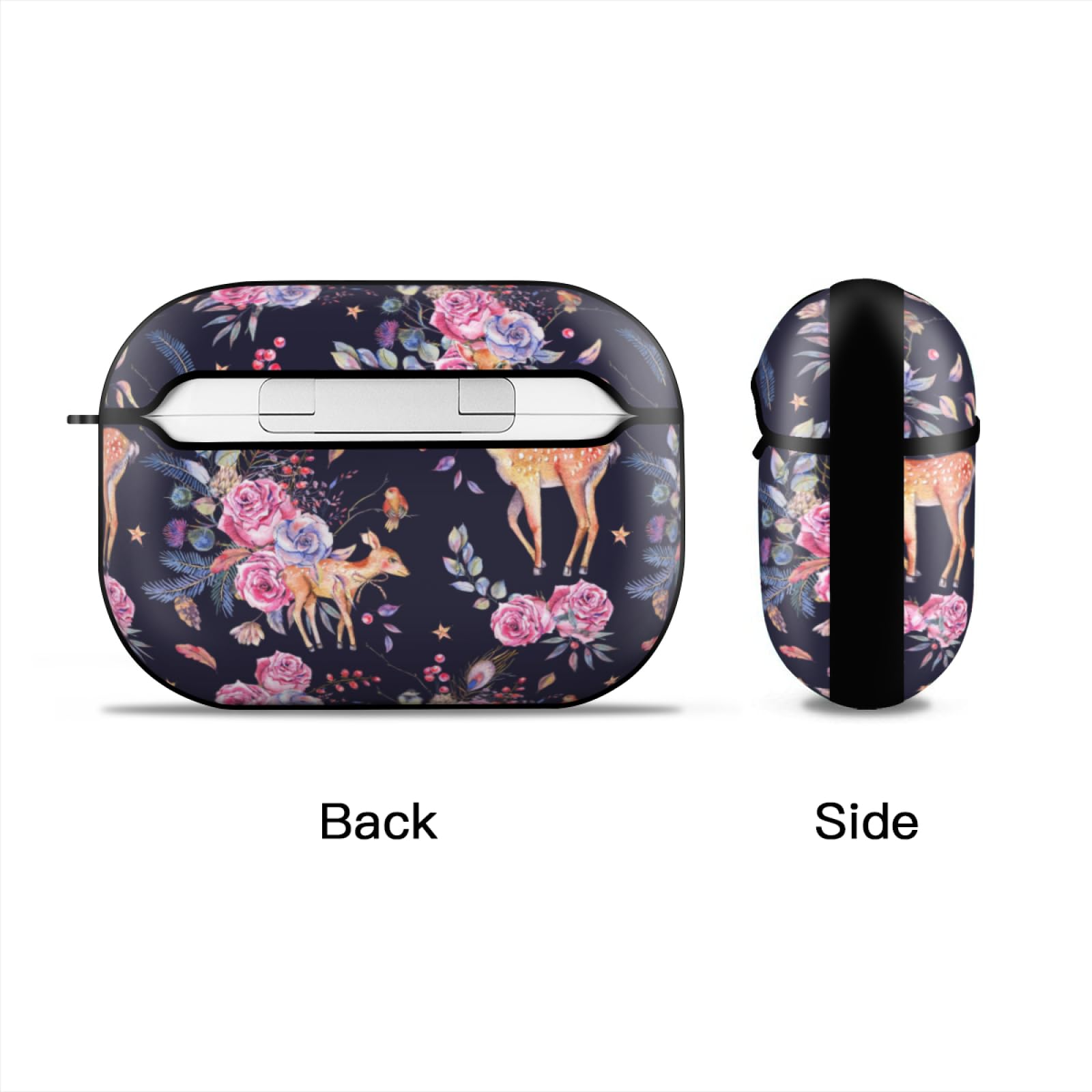 Amazon | AirPods Proケース 鹿 ピンク ローズ AirPods Proカバー エア  