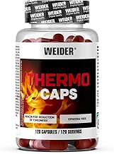 Weider Thermo Caps Decrease Appetite, Powerful Thermogenic Formula with Caffeine; Enriched with Chromium, Turmeric, L-Carnitine, 120 Capsules