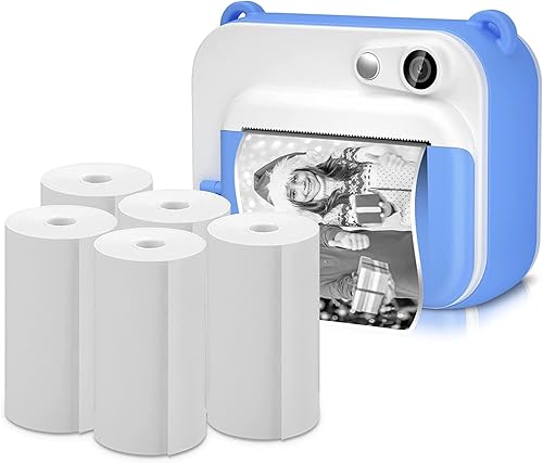 Miniatura 7 de 5 rollos de papel de impresión para cámara infantil papel térmico de impresión instantánea papel de impresión de cámara papel térmico rollo de papel