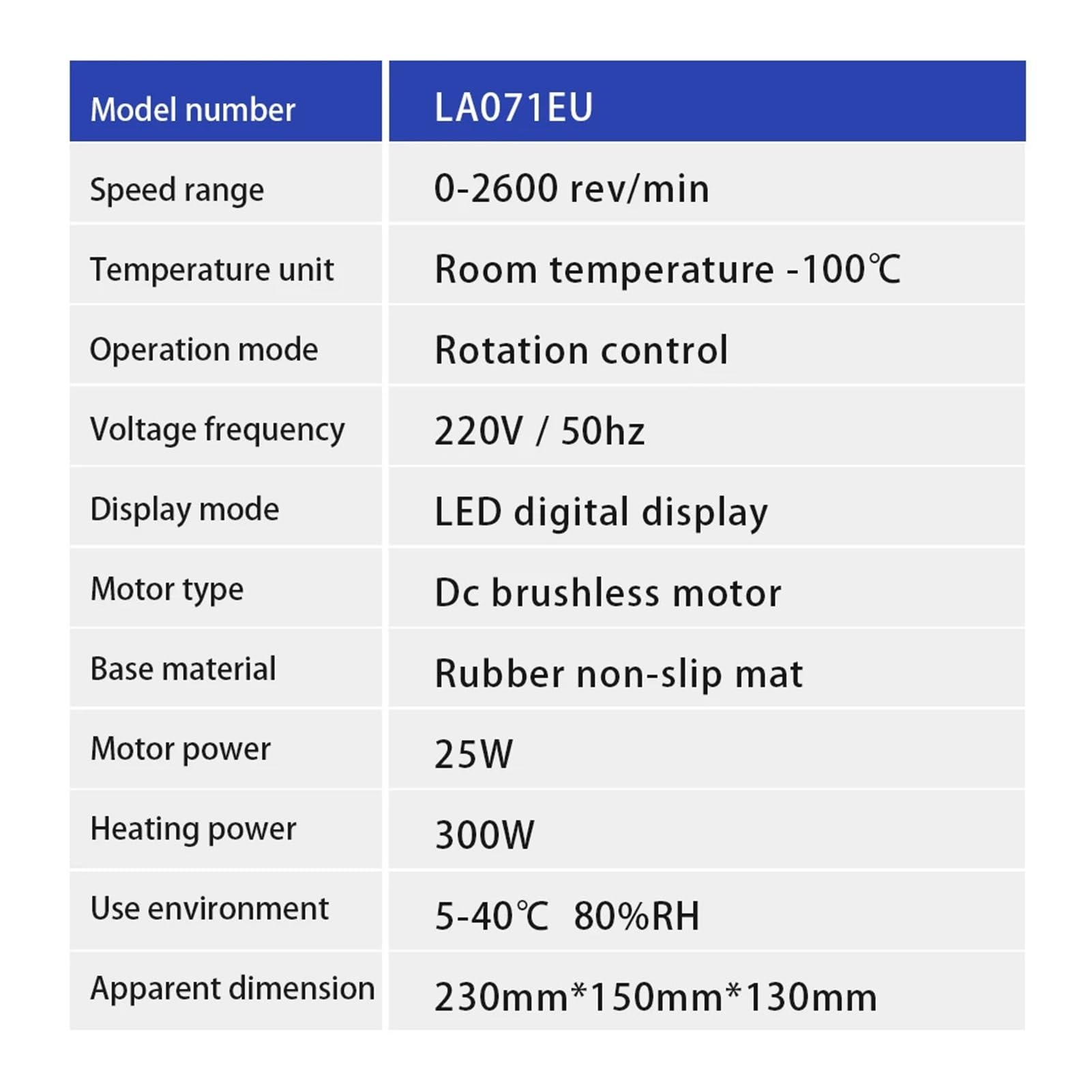 Agitatore Magnetico Agitatore magnetico con piastra riscaldante da 1L, miscelatore a temperatura costante, miscelatore magnetico riscaldante da 220 V(US 110V)