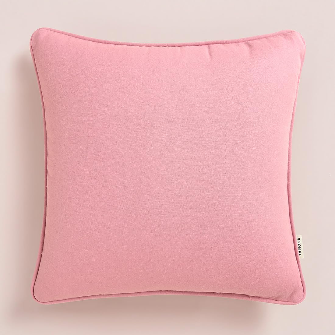 Room99 Pure 40 x 40 cm Zierkissenbezüg Kissenbezüg Kissenhüll Dekorative Dekokissen Wurfkissenbezug Deko Aesthetic Modern Schlafzimmer Wohnzimmer Dekor Rosa,1 Stück